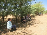 Group at Erer river 10 km SW Babile